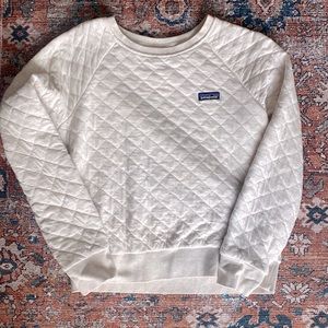 Patagonia cotton quilted crewneck